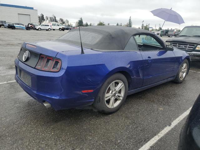 1ZVBP8EM1E5229423 - 2014 FORD MUSTANG BLUE photo 3