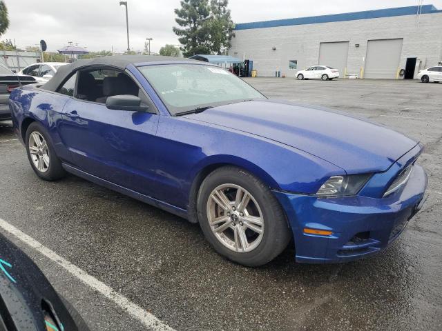 1ZVBP8EM1E5229423 - 2014 FORD MUSTANG BLUE photo 4