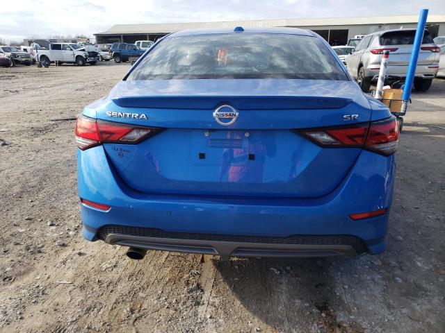 3N1AB8DV4MY211302 - 2021 NISSAN SENTRA SR BLUE photo 6