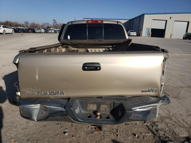 5TBRT34116S474279 - 2006 TOYOTA TUNDRA ACCESS CAB SR5 TAN photo 6
