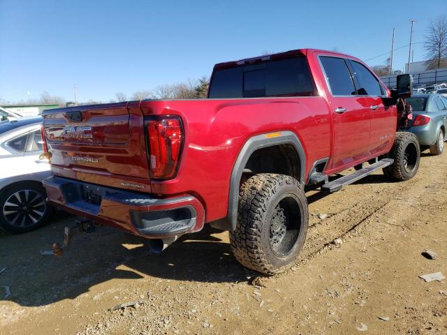 1GT19REY2LF222800 - 2020 GMC SIERRA K2500 DENALI MAROON photo 3