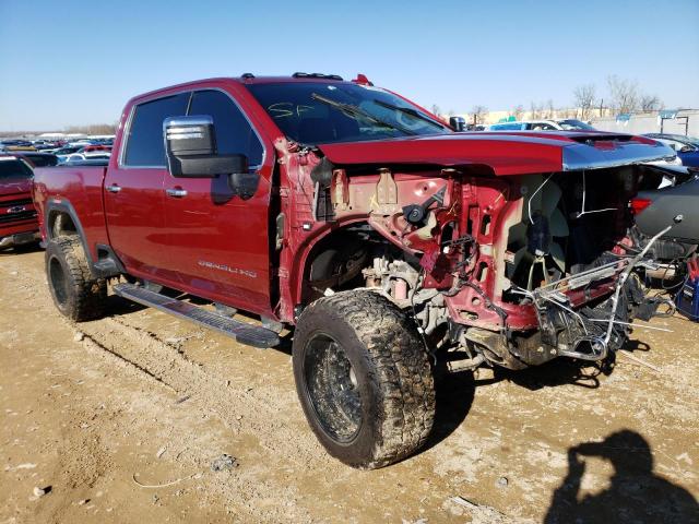 1GT19REY2LF222800 - 2020 GMC SIERRA K2500 DENALI MAROON photo 4