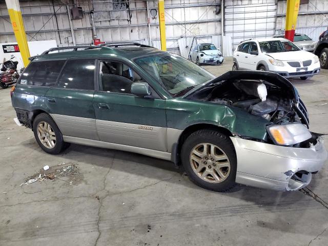 4S3BH6869Y7664488 - 2000 SUBARU LEGACY OUTBACK LIMITED GREEN photo 4