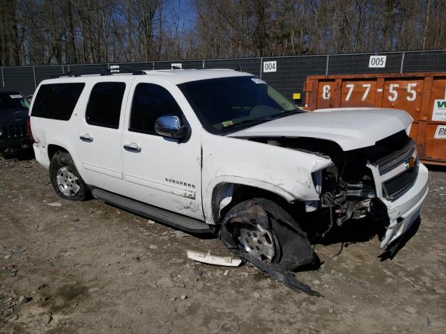 1GNSKJE72CR103927 - 2012 CHEVROLET SUBURBAN K1500 LT WHITE photo 4