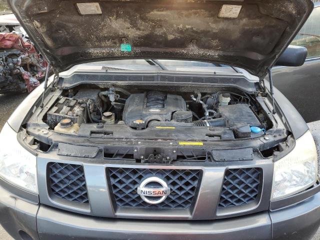 1N6AA06A15N537551 - 2005 NISSAN TITAN XE CHARCOAL photo 11