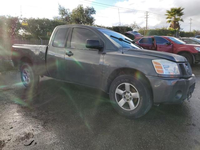 1N6AA06A15N537551 - 2005 NISSAN TITAN XE CHARCOAL photo 4