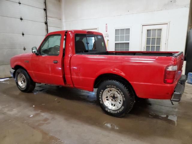 1FTYR10D11PB22294 - 2001 FORD RANGER RED photo 2