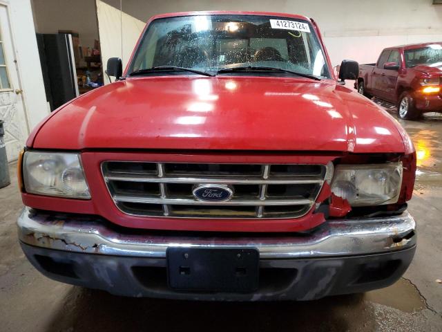 1FTYR10D11PB22294 - 2001 FORD RANGER RED photo 5