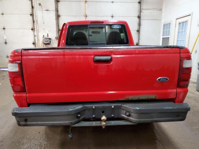 1FTYR10D11PB22294 - 2001 FORD RANGER RED photo 6