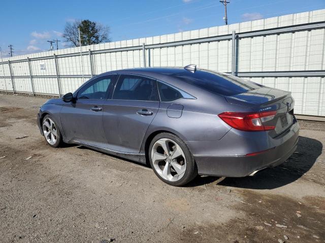 1HGCV1F94JA076571 - 2018 HONDA ACCORD TOURING GRAY photo 2