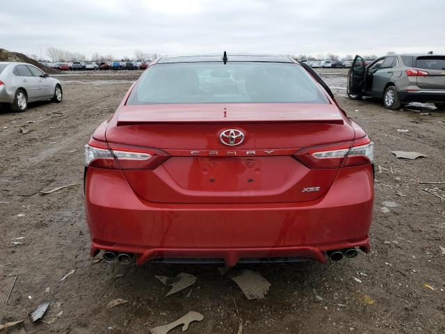 4T1KZ1AK0LU042469 - 2020 TOYOTA CAMRY TRD RED photo 6