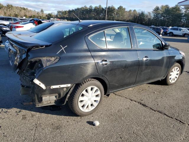 3N1CN7APXJL877301 - 2018 NISSAN VERSA S BLACK photo 3