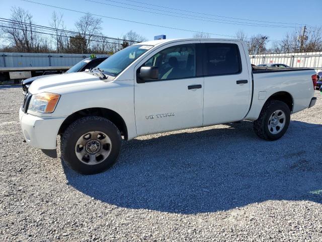 1N6AA0EJ8EN508243 - 2014 NISSAN TITAN S WHITE photo 1