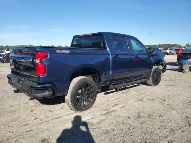 1GCPYFED7NZ228683 - 2022 CHEVROLET SILVERADO K1500 LT TRAIL BOSS BLUE photo 3