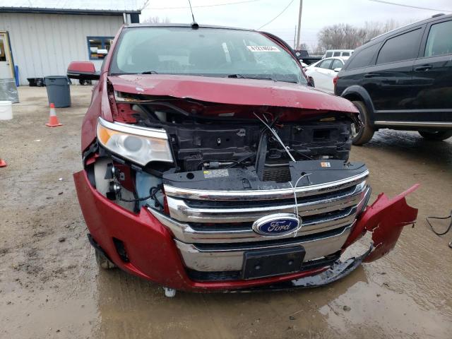 2FMDK3JC5EBA07338 - 2014 FORD EDGE SEL MAROON photo 5