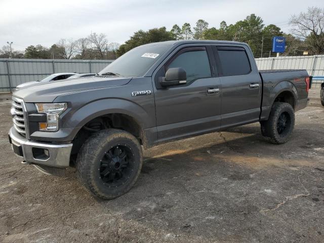 1FTEW1EF5GFD35012 - 2016 FORD F150 SUPERCREW GRAY photo 1