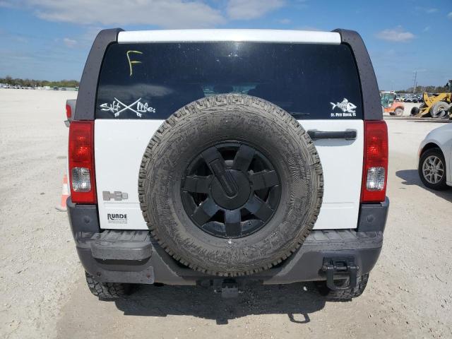 5GTDN13E378135588 - 2007 HUMMER H3 WHITE photo 6