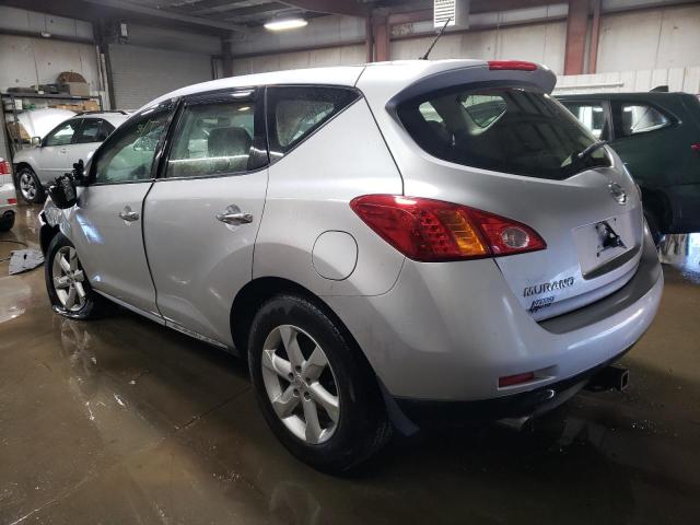 JN8AZ18U39W018739 - 2009 NISSAN MURANO S SILVER photo 2