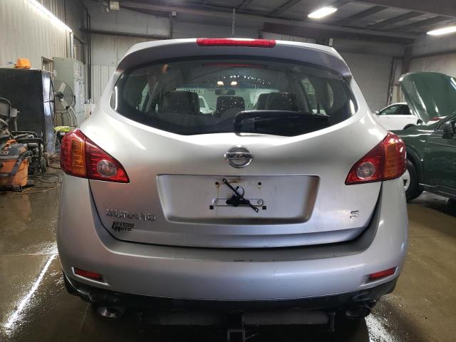 JN8AZ18U39W018739 - 2009 NISSAN MURANO S SILVER photo 6