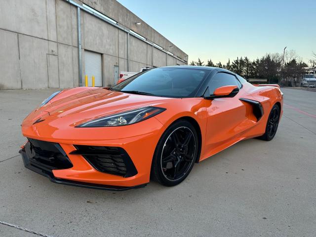 1G1YA3D46N5111377 - 2022 CHEVROLET CORVETTE STINGRAY 1LT ORANGE photo 2