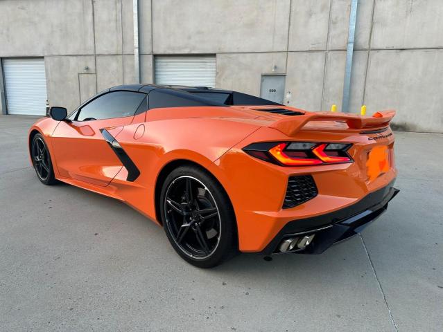 1G1YA3D46N5111377 - 2022 CHEVROLET CORVETTE STINGRAY 1LT ORANGE photo 3