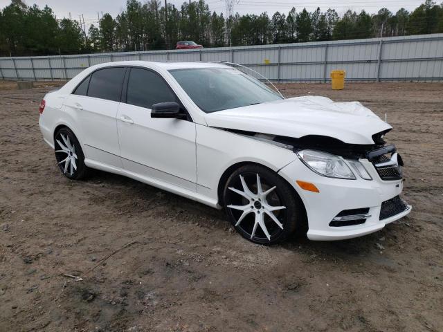 WDDHF8JB6DA745681 - 2013 MERCEDES-BENZ E 350 4MATIC WHITE photo 4