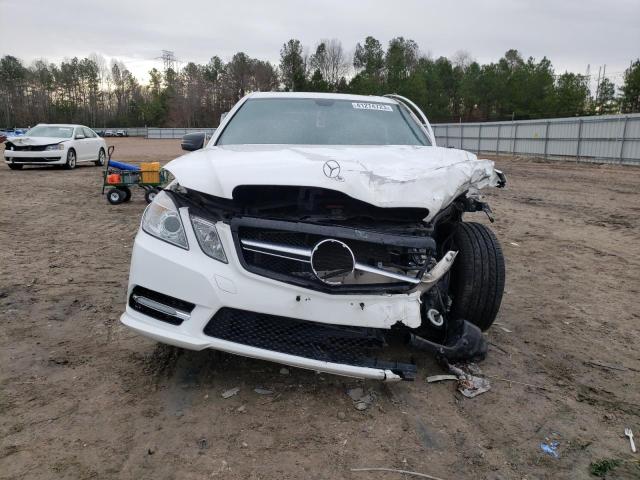 WDDHF8JB6DA745681 - 2013 MERCEDES-BENZ E 350 4MATIC WHITE photo 5