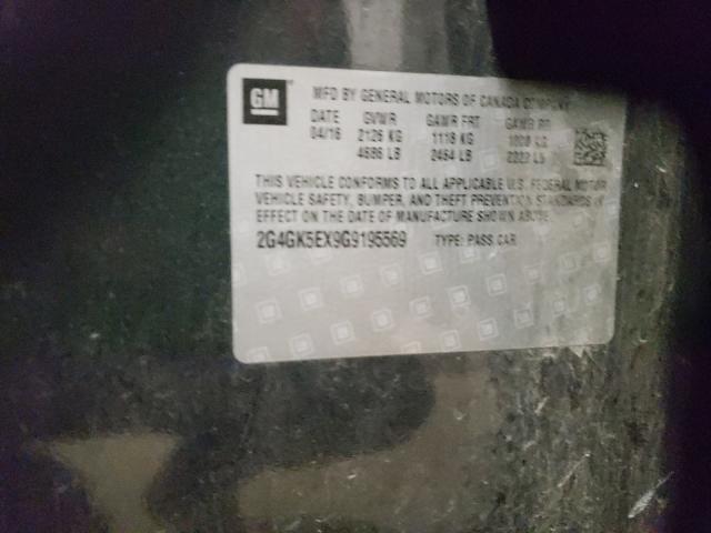 2G4GK5EX9G9195569 - 2016 BUICK REGAL 灰色 照片 10