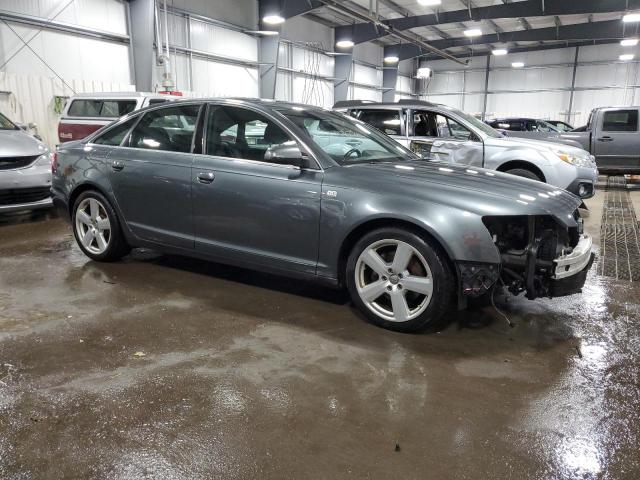 WAUEH74F48N096684 - 2008 AUDI A6 S-LINE 3.2 QUATTRO GRAY photo 4