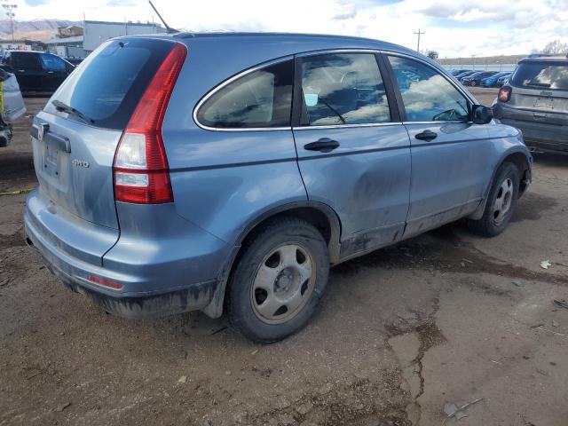 5J6RE4H37AL076940 - 2010 HONDA CR-V LX BLUE photo 3