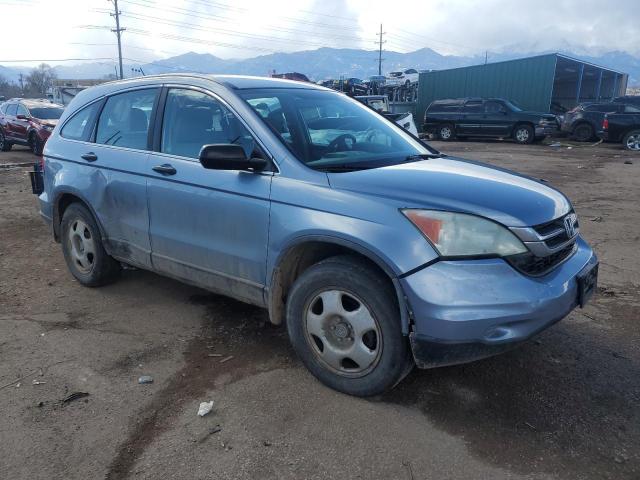 5J6RE4H37AL076940 - 2010 HONDA CR-V LX BLUE photo 4