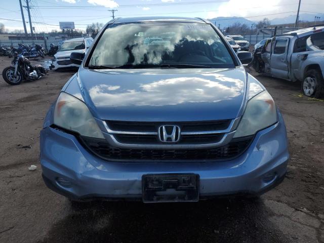 5J6RE4H37AL076940 - 2010 HONDA CR-V LX BLUE photo 5