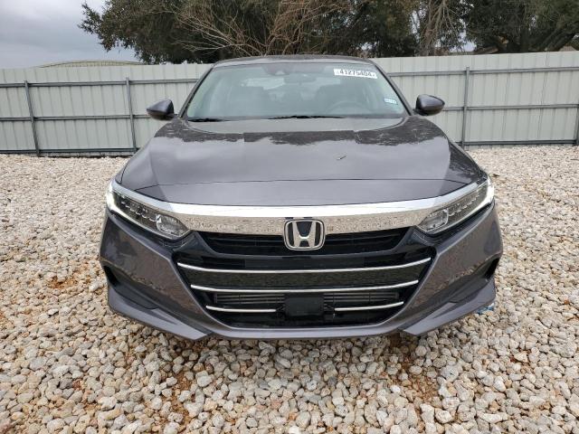 1HGCV1F19NA002255 - 2022 HONDA ACCORD LX GRAY photo 5