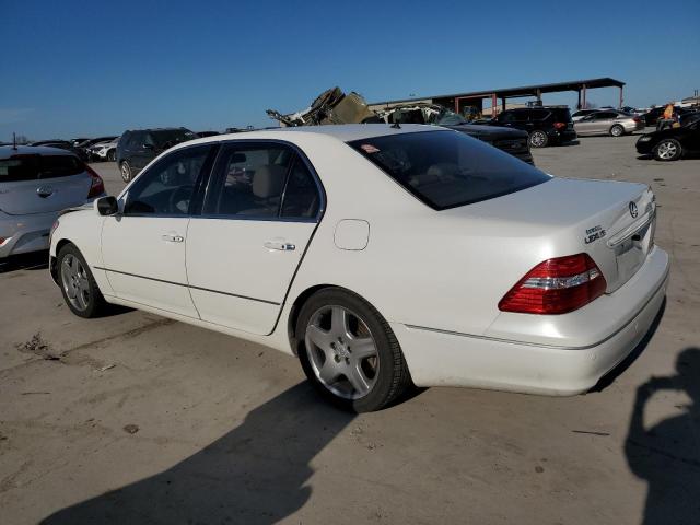 JTHBN36F965031068 - 2006 LEXUS LS 430 WHITE photo 2