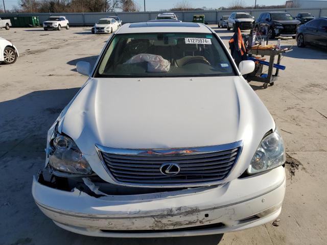 JTHBN36F965031068 - 2006 LEXUS LS 430 WHITE photo 5