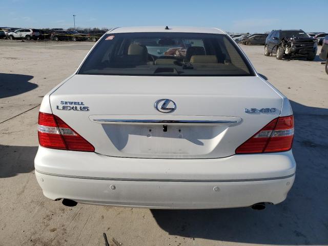 JTHBN36F965031068 - 2006 LEXUS LS 430 WHITE photo 6