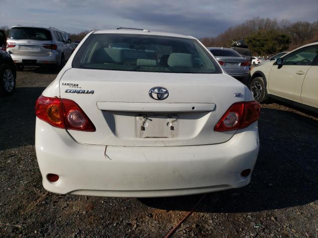 2T1BU4EE9AC195175 - 2010 TOYOTA COROLLA BASE WHITE photo 6