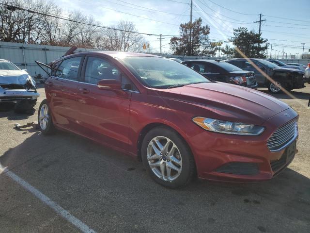 3FA6P0HR6DR141062 - 2013 FORD FUSION SE RED photo 4