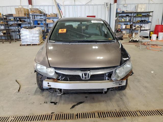 19XFA16549E026234 - 2009 HONDA CIVIC LX GRAY photo 5