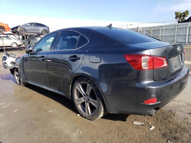 JTHBF5C26B5151706 - 2011 LEXUS IS 250 GRAY photo 2