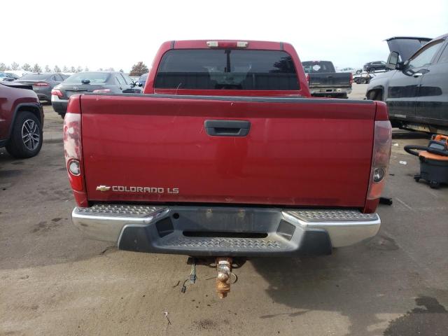 1GCDT136358140504 - 2005 CHEVROLET COLORADO RED photo 6