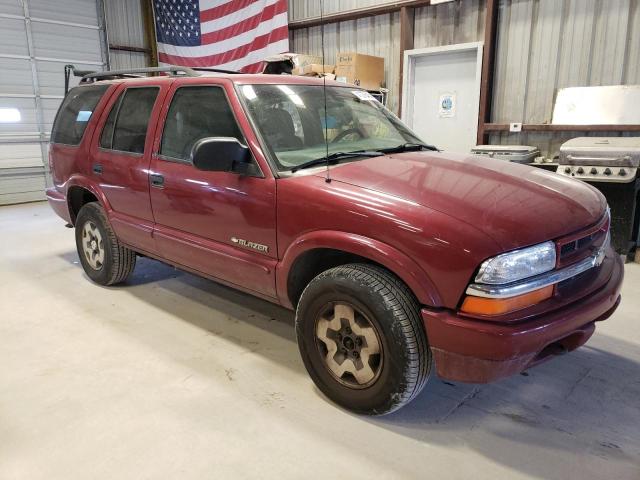 1GNDT13X33K151745 - 2003 CHEVROLET BLAZER MAROON photo 4