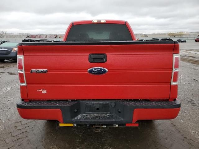 1FTRX14879FA26226 - 2009 FORD F150 SUPER CAB RED photo 6