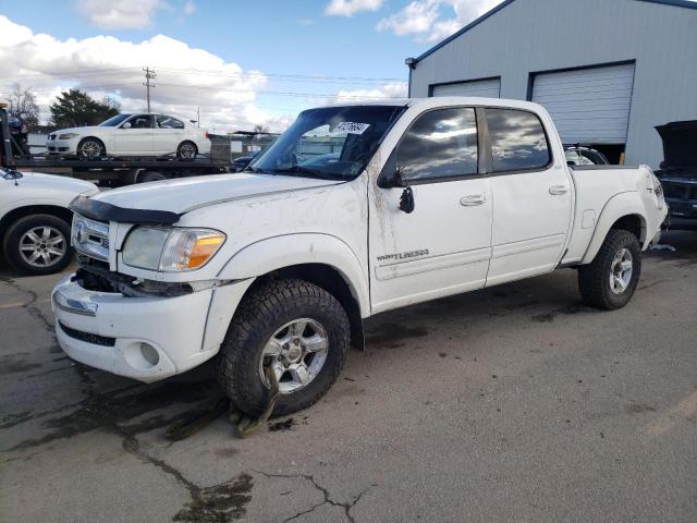 5TBDT44196S545308 - 2006 TOYOTA TUNDRA DOUBLE CAB SR5 WHITE photo 1