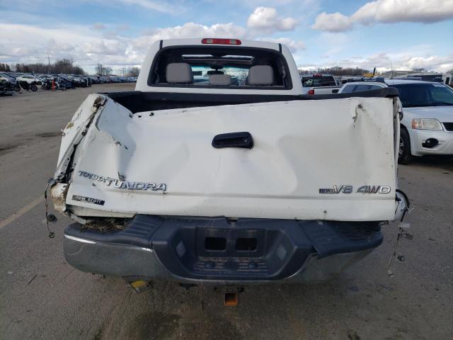 5TBDT44196S545308 - 2006 TOYOTA TUNDRA DOUBLE CAB SR5 WHITE photo 6