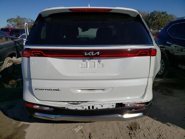 KNDNE5H34N6081768 - 2022 KIA CARNIVAL SX PRESTIGE WHITE photo 6