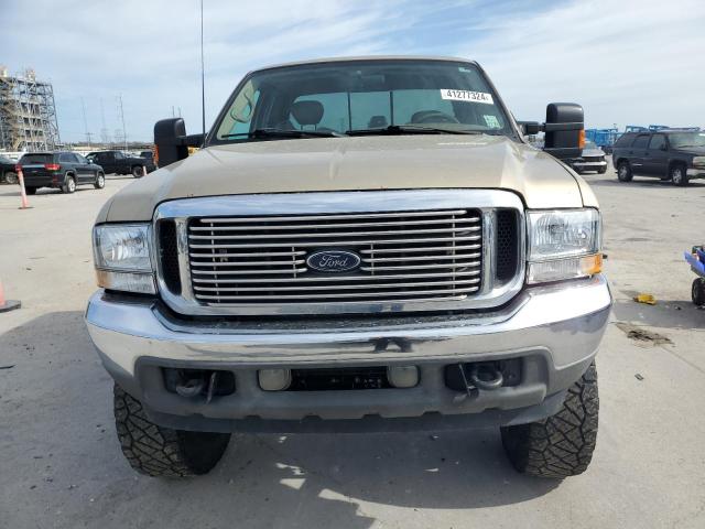 3FTSX31S11MA26126 - 2001 FORD F350 SRW SUPER DUTY BEIGE photo 5