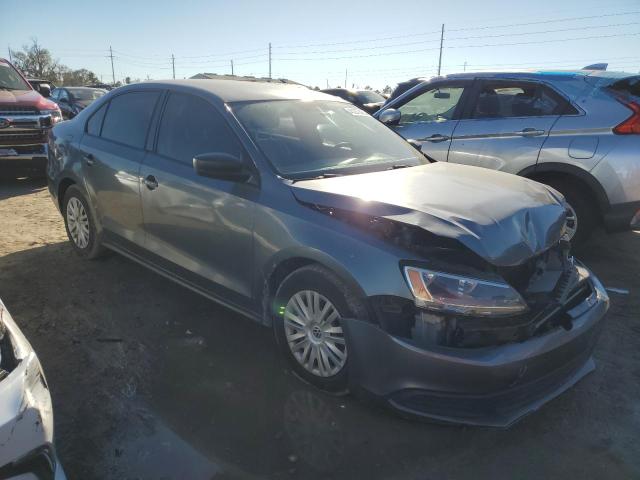 3VW2K7AJ0BM305191 - 2011 VOLKSWAGEN JETTA BASE GRAY photo 4