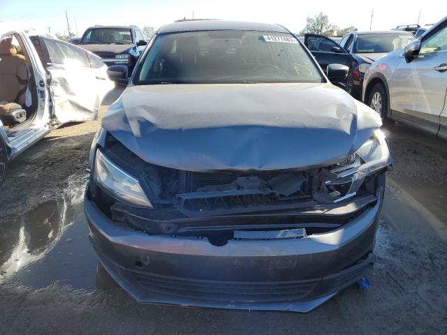 3VW2K7AJ0BM305191 - 2011 VOLKSWAGEN JETTA BASE GRAY photo 5