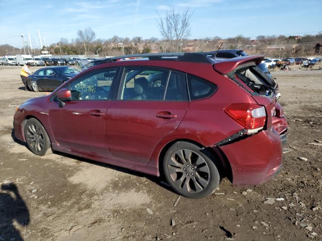 JF1GPAS69E8225470 - 2014 SUBARU IMPREZA SPORT LIMITED RED photo 2